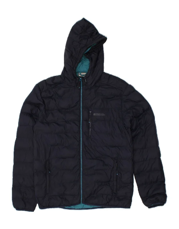 MOUNTAIN WAREHOUSE Mens Hooded Padded Jacket UK 40 Large Navy Blue