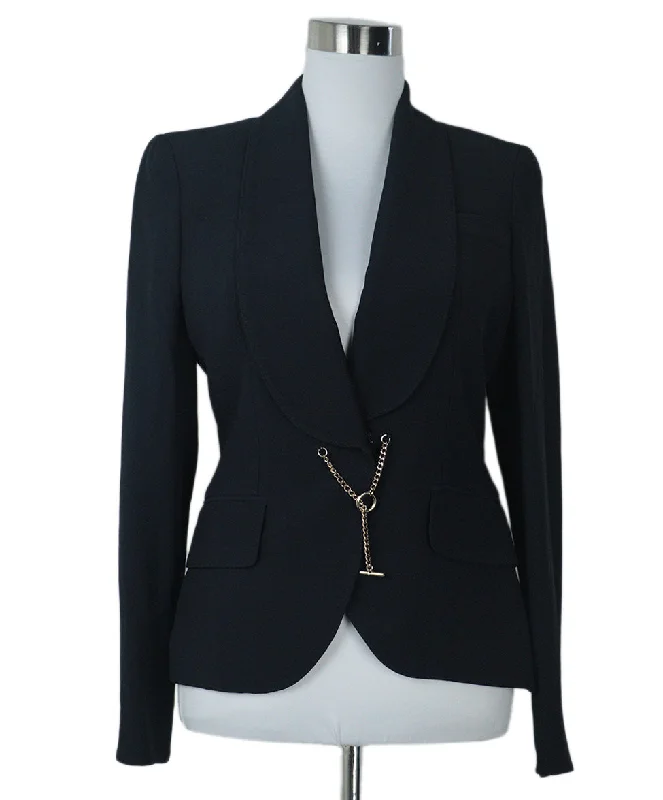 Alexander McQueen Navy Blazer sz 6