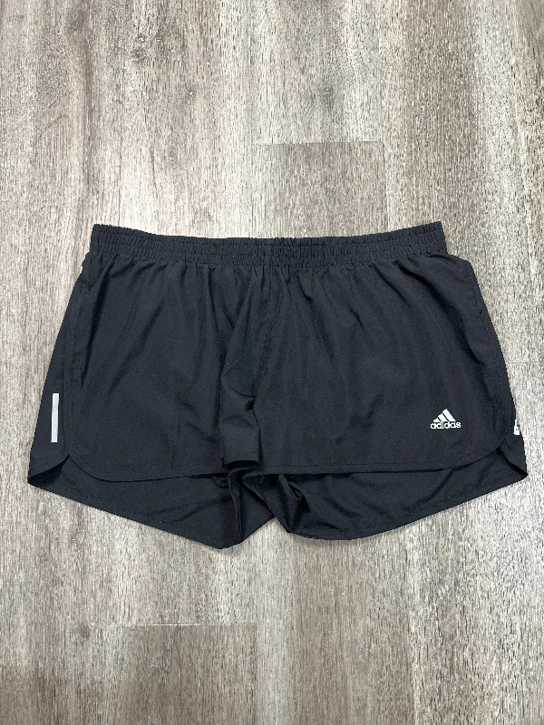 Athletic Shorts By Adidas In Black, Size: Xl