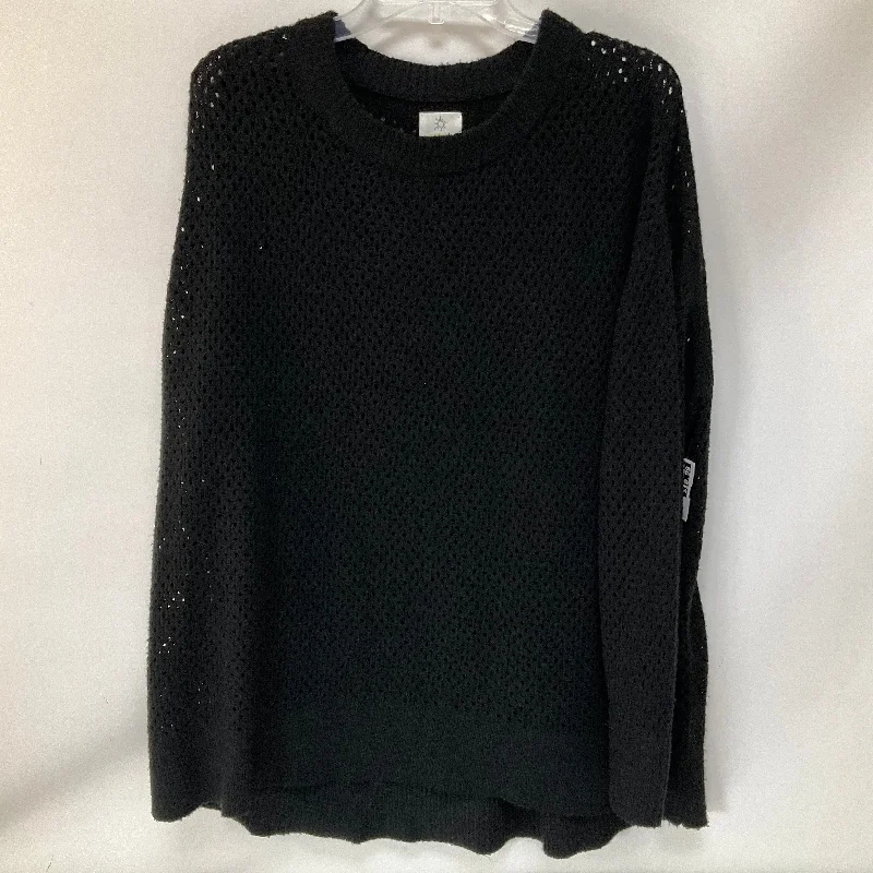 Top Long Sleeve By Aerie In Black, Size: L