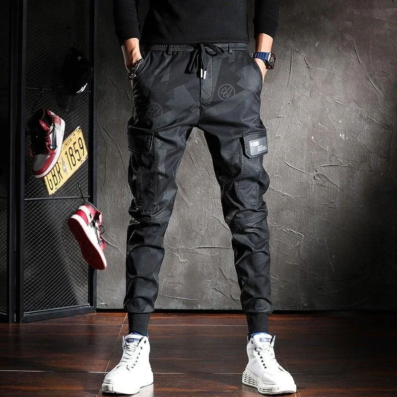 Men's Camouflage Streetwear Designer Cargo Pants