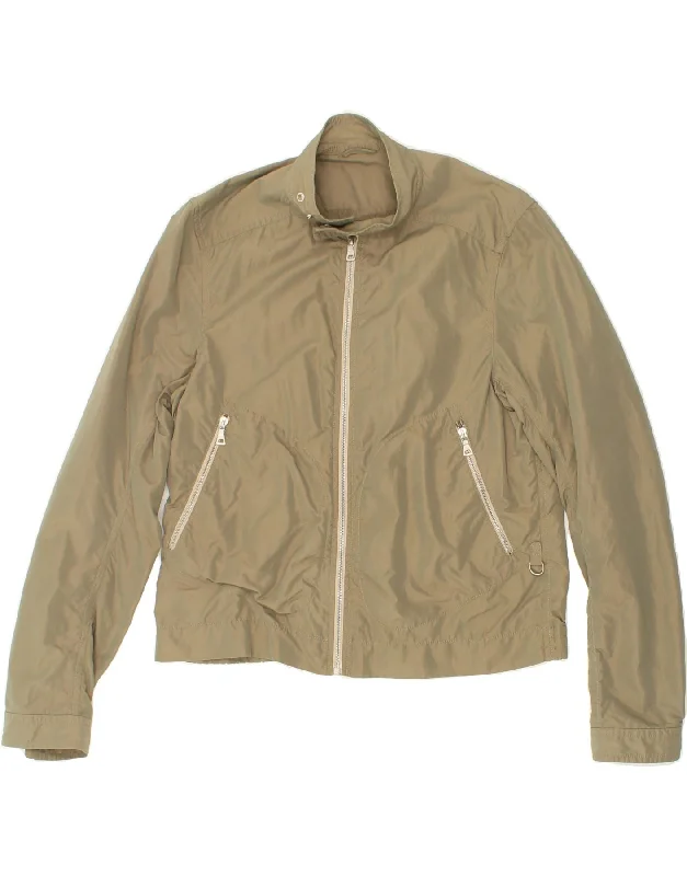 PRADA Mens Bomber Jacket IT 50 Large Khaki