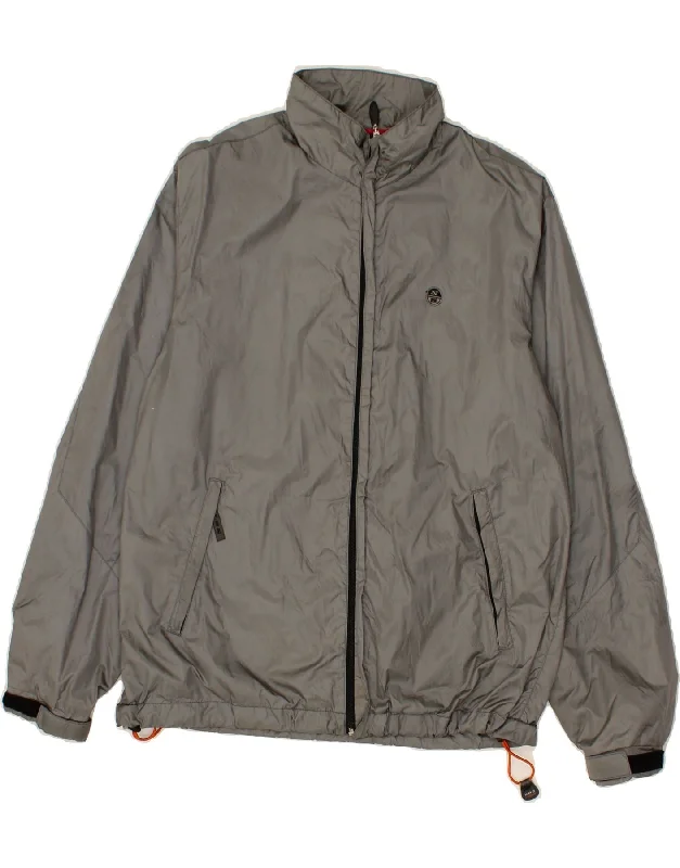 NORTH SAILS Mens Rain Jacket UK 40 Large Grey Polyamide