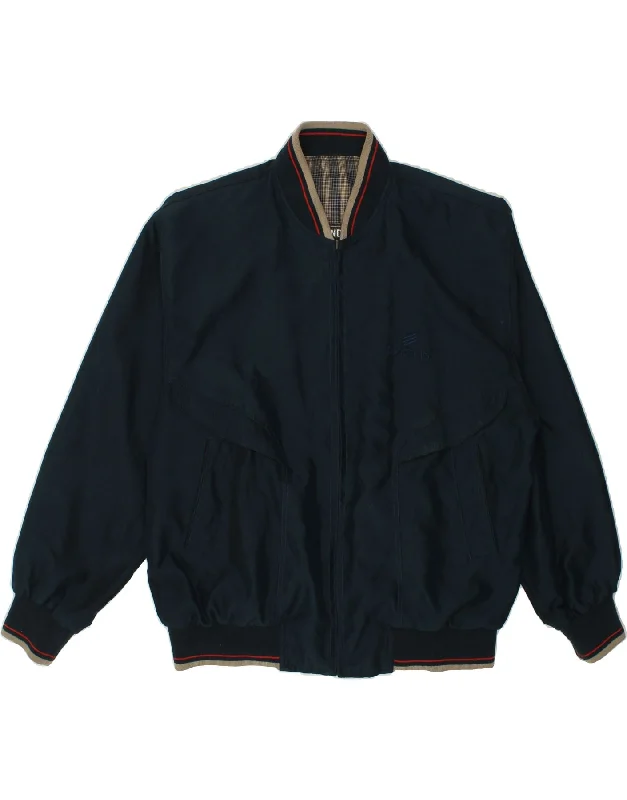 BEYOND Mens Bomber Reversible Jacket UK 40 Large Navy Blue