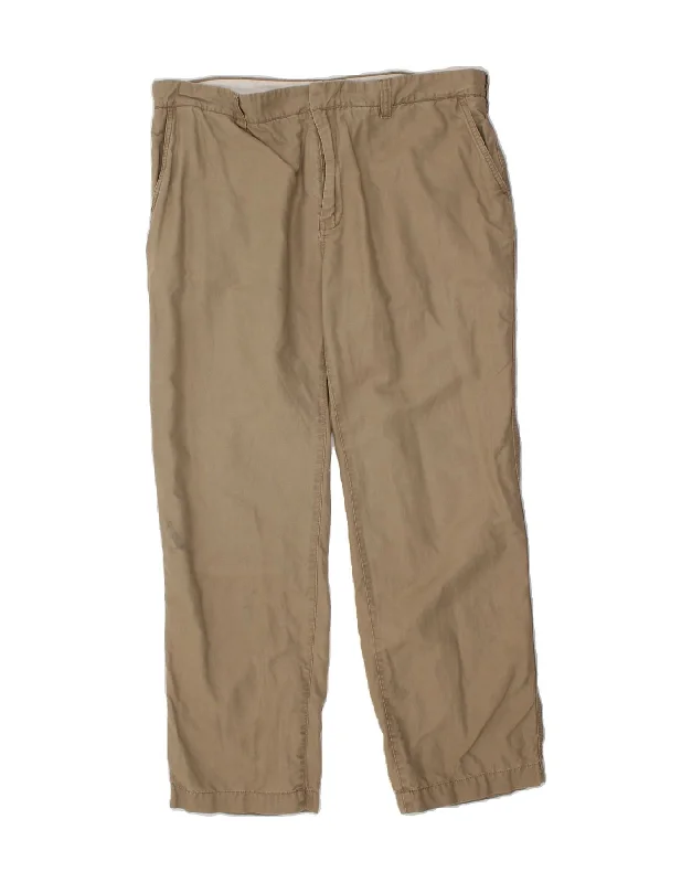 BODEN Mens Straight Chino Trousers W40 L31 Beige