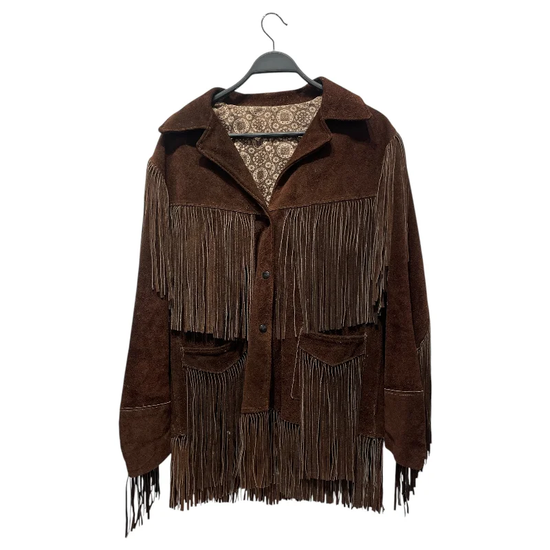 JOOKAY/Leather Jkt/18/Suede/BRW/FRINGE