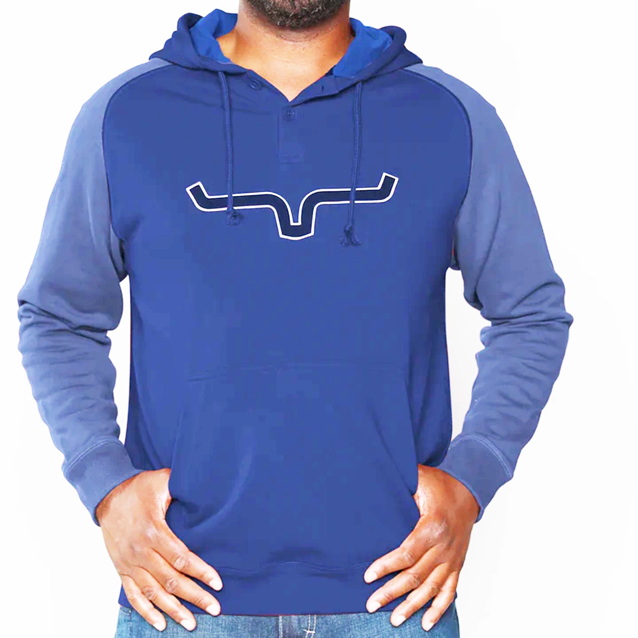 Kimes Ranch Men's Navy Burn Off Hoodie