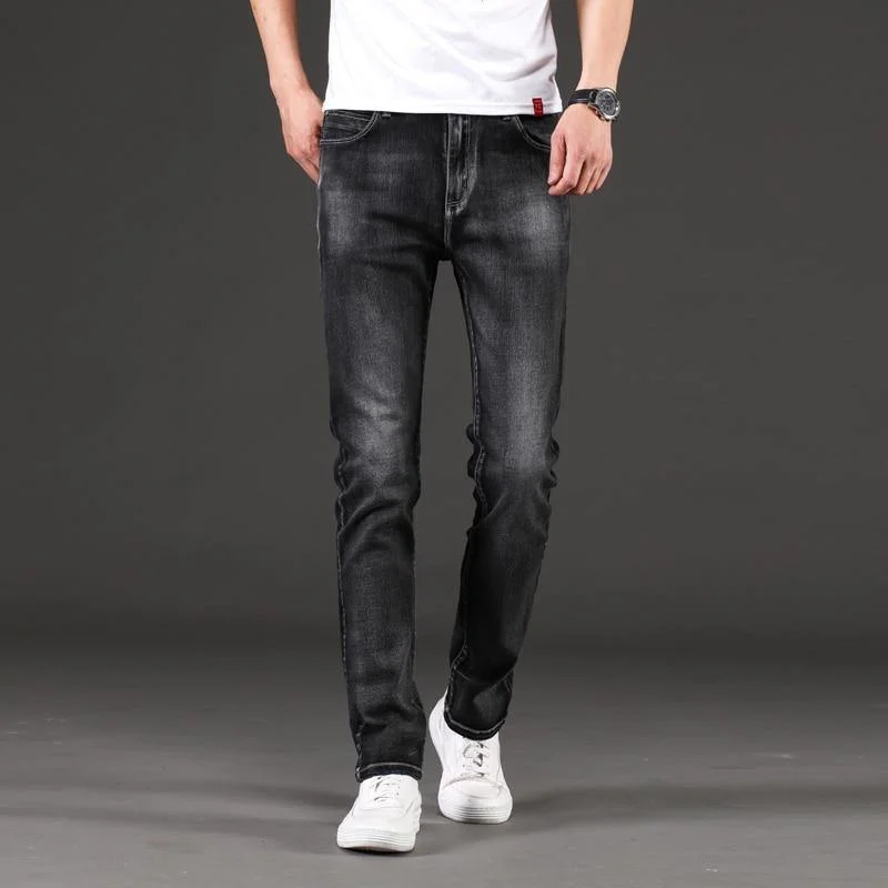 Men's Cotton-blend Slight Stretch Jeans