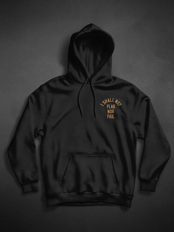 ANTHEM HOODIE- BLACK/BROWN