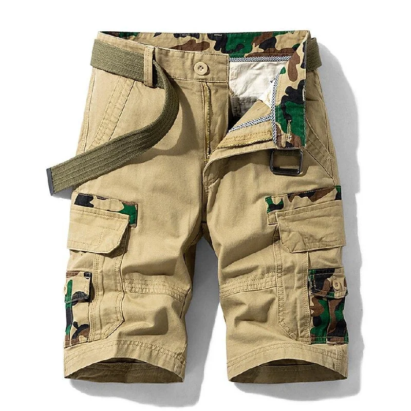 Men's Camouflage Casual Multi-Pocket Cargo Shorts