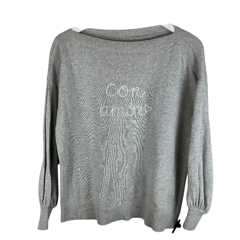 Top Long Sleeve By Loft In Grey, Size: M