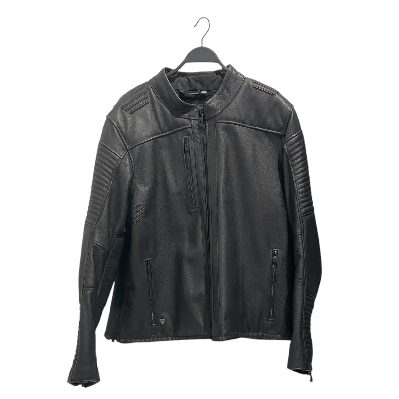 HARLEY DAVIDSON/Leather Jkt/XXL/Leather/BLK/Plain/