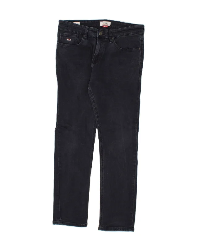 TOMMY HILFIGER Mens Slim Jeans W32 L30 Navy Blue Cotton