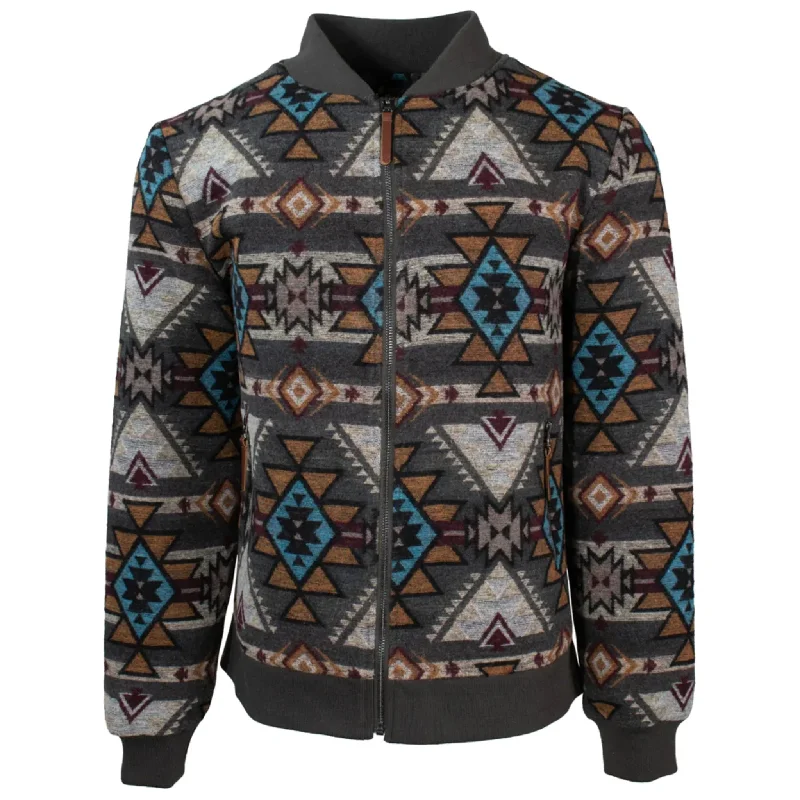 Hooey Men's Brown Aztec Jacket