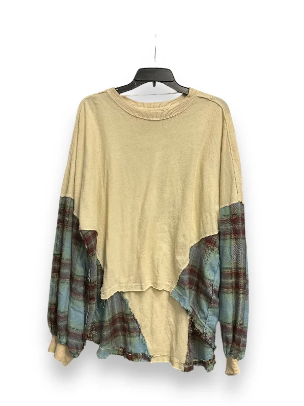 Top Long Sleeve By We The Free In Multi-colored, Size: L