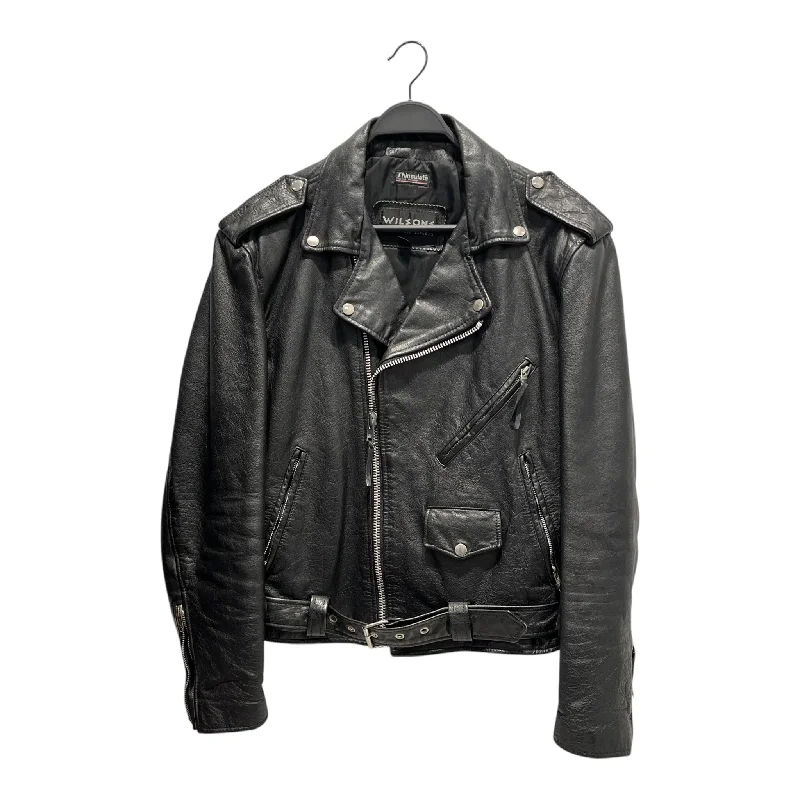 WILSON/Leather Jkt/L/Leather/BLK/