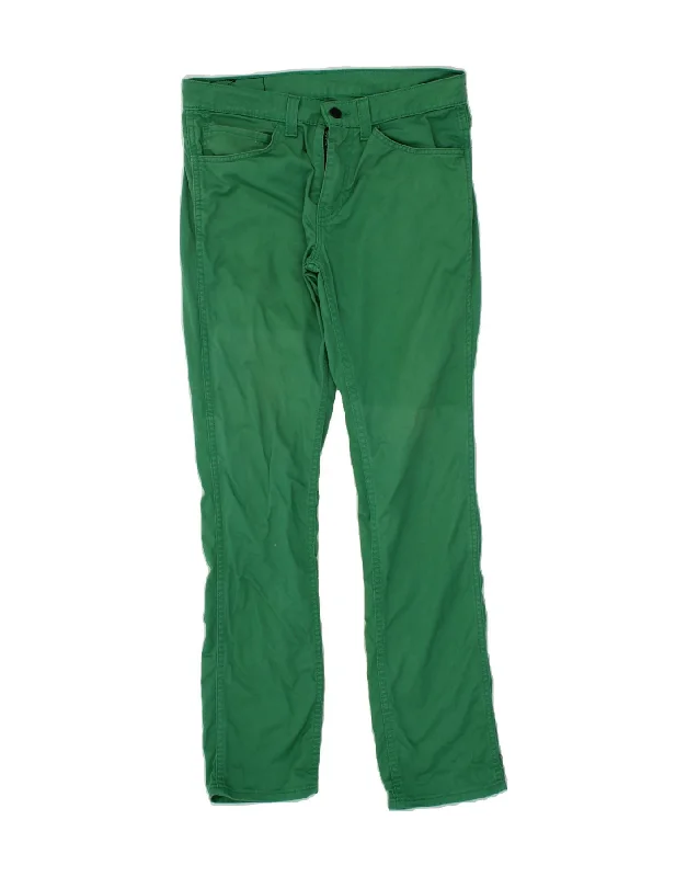 LEVI'S Mens 511 Slim Casual Trousers W31 L32  Green