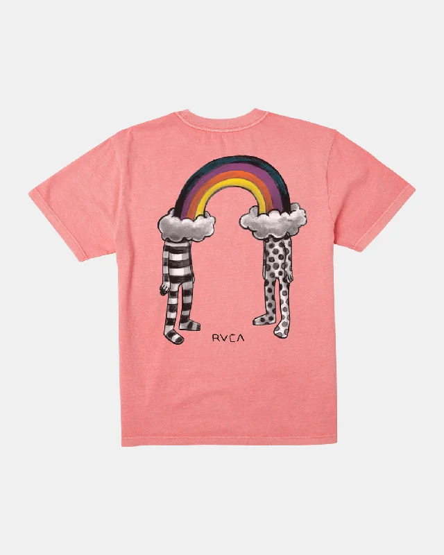 Rainbow Connection Tee - Vintage Salmon