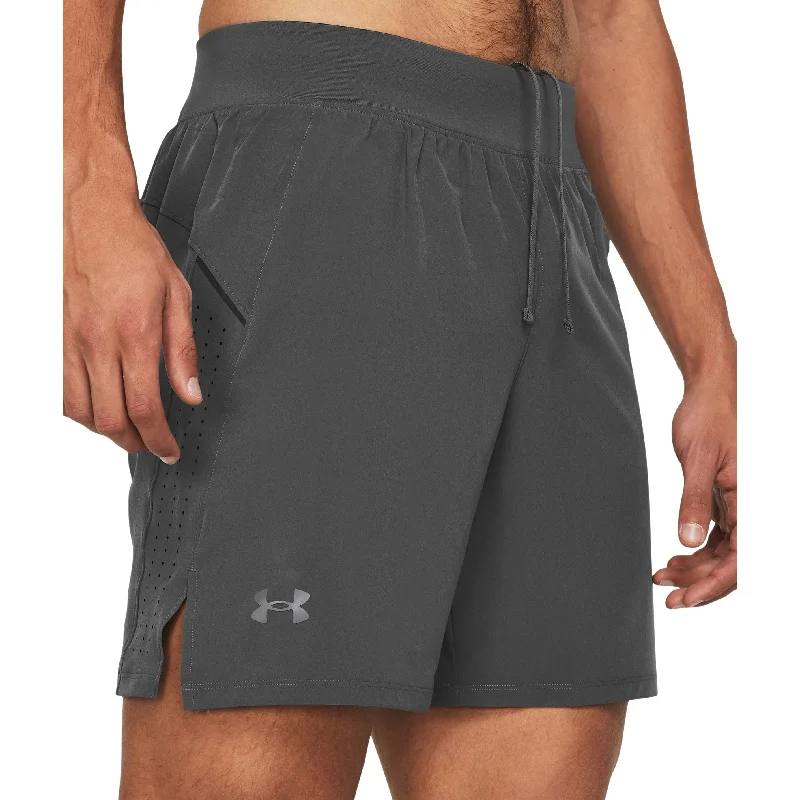 Under Armour Launch Elite 7 Inch Mens Running Shorts - Grey