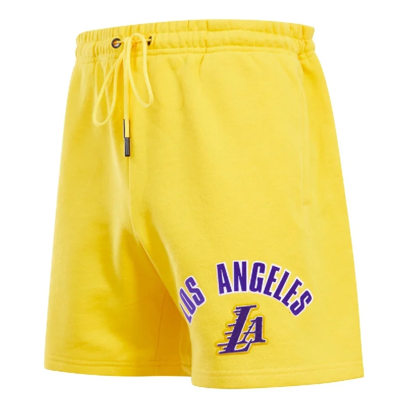 NBA LOS ANGELES LAKERS CLASSIC MEN'S SHORT (YELLOW)