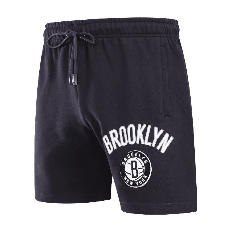 NBA BROOKLYN NETS CLASSIC MEN'S SHORT (BLACK)