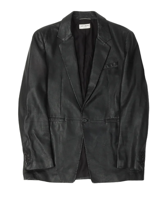 Leather Blazer