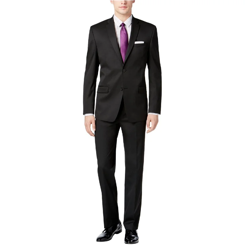 Marc New York Mens Classic Formal Tuxedo, Black, 38 Regular / 34W x 31L