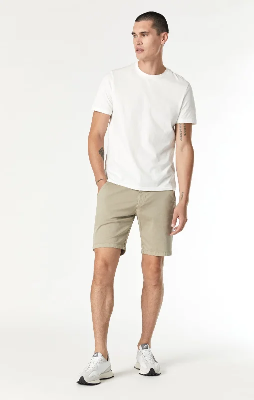 JACOB CROP  SHORTS IN ALUMINUM TWILL