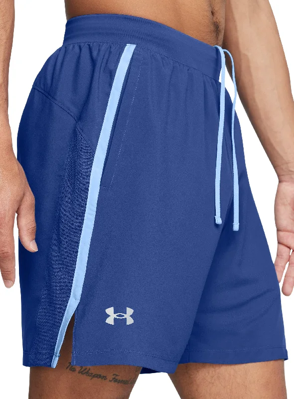 Under Armour Launch 7 Inch Mens Running Shorts - Blue