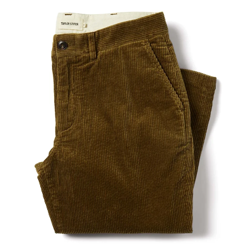 The Democratic Foundation Pant in Olive Cord