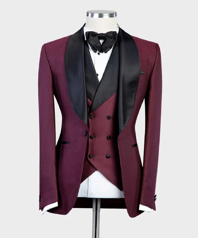 Burgundy Tuxedo