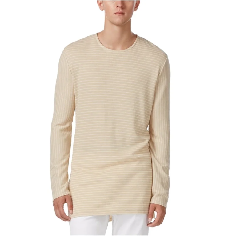 Jaywalker Mens Extended LS Thermal Sweater, Beige, Medium