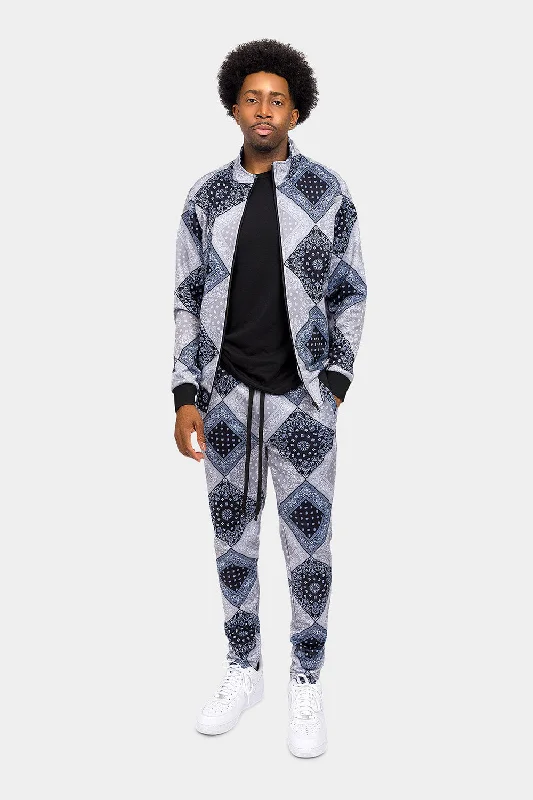 All Over Bandana Pattern Track Suit