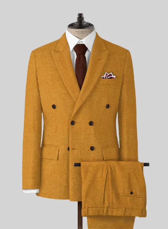 Naples Mimosa Yellow Tweed Suit