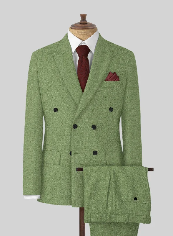 Naples Honeydew Green Tweed Suit