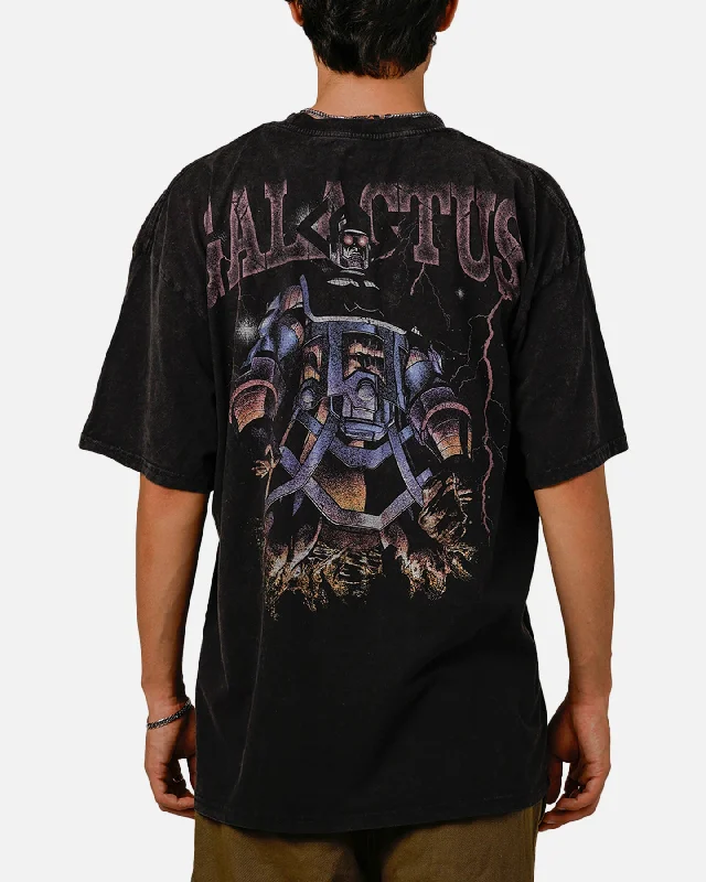 Goat Crew Marvel Galactus Vintage T-Shirt Black Acidwash