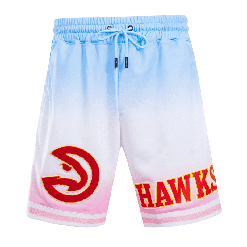 NBA ATLANTA HAWKS LOGO PRO TEAM MEN'S SHORT (BLUE/WHITE/PINK)