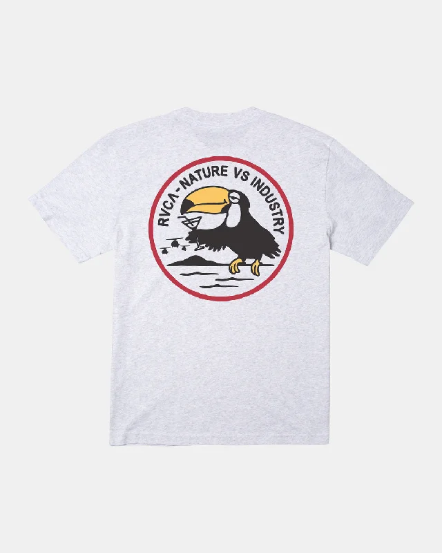 Tipsy Toucan Tee - Cool Grey Heather