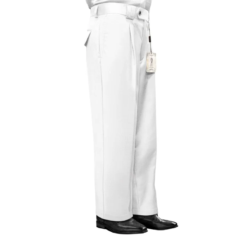 Centauri Collection: White Wide-Leg Pants