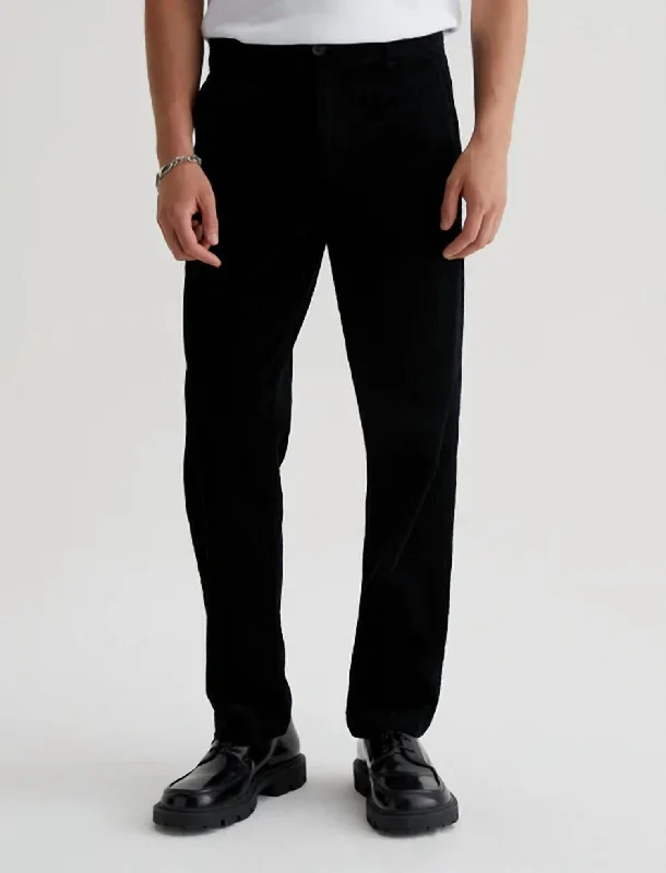 Lochlan Corduroy Trouser In True Black