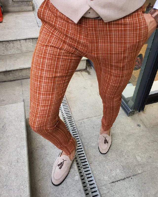 Lumas Bellingham Orange Slim Fit Pants