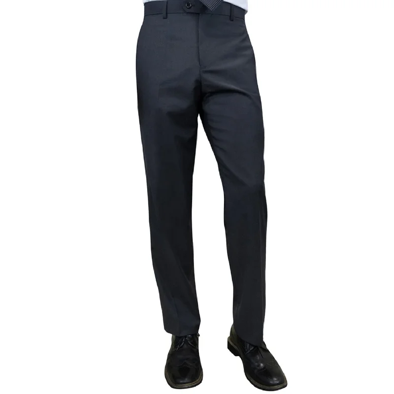 Stylara Collection: Charcoal Slim Fit Flat Front Pants