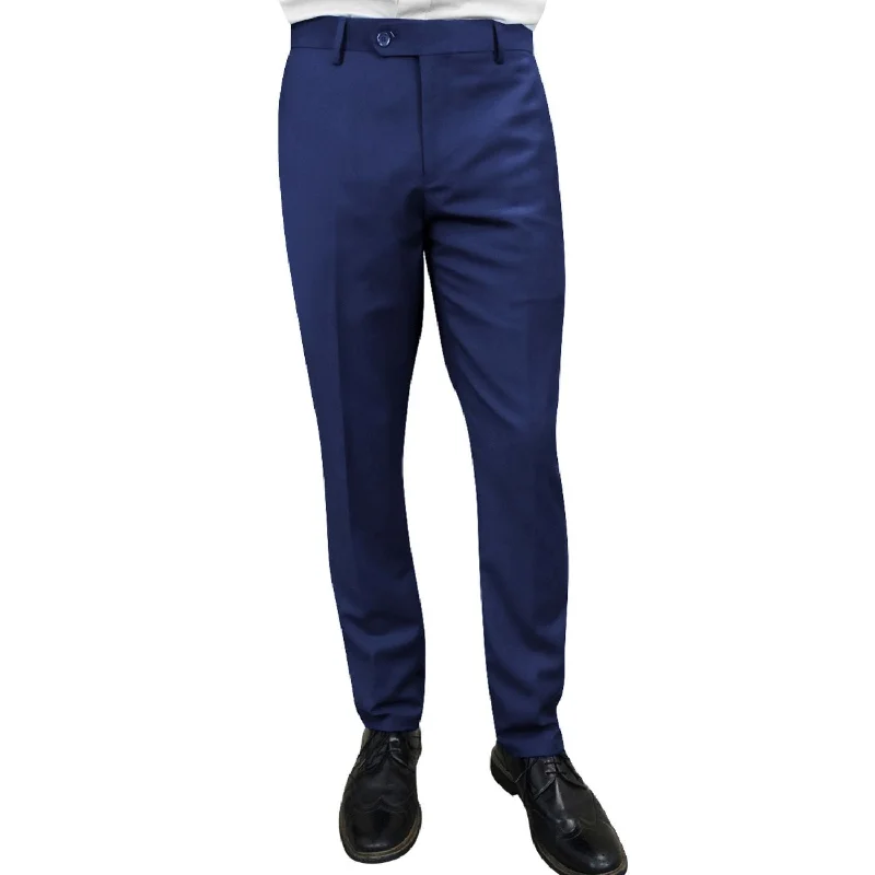 Stylara Collection: Sapphire Slim Fit Flat Front Pants