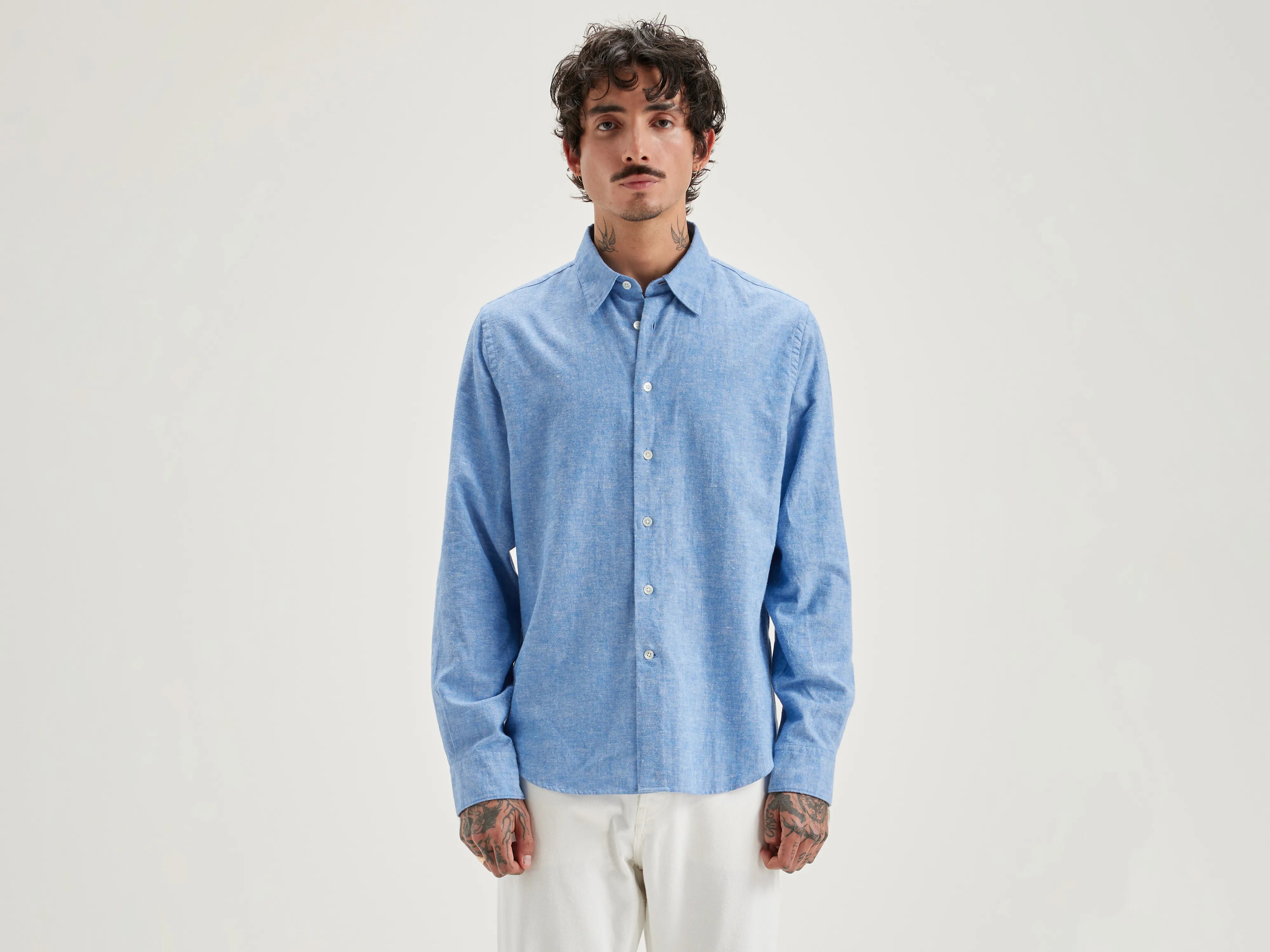 Franklin shirt (242 / M / BLUE)